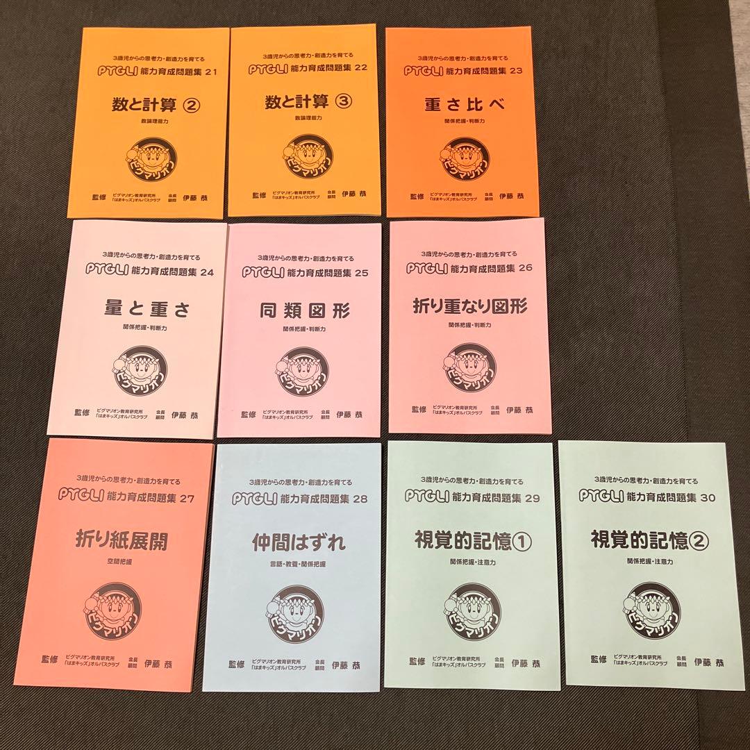 ピグマリオン ピグリ PYGLI 40冊 極美品 書き込みなし 破れなし 浜学園