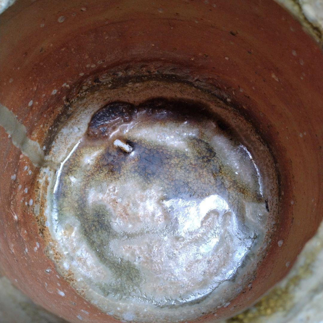 茶道具名品　期間限定特価　信楽水指（寺垣外窯　杉本貞光）塗蓋付き