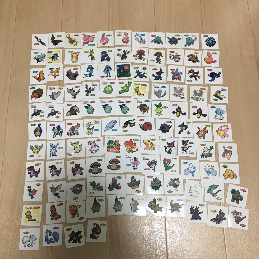 ポケモンデコキャラシールとファイルセット　656枚