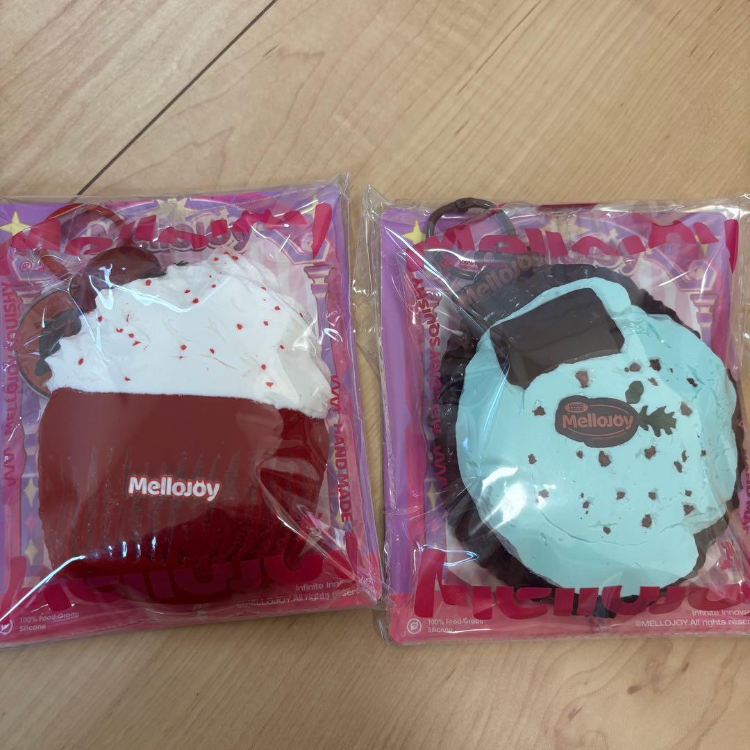 mellojoy メロジョイ カップケーキか？ ミント雲　レッドベルベットの雨