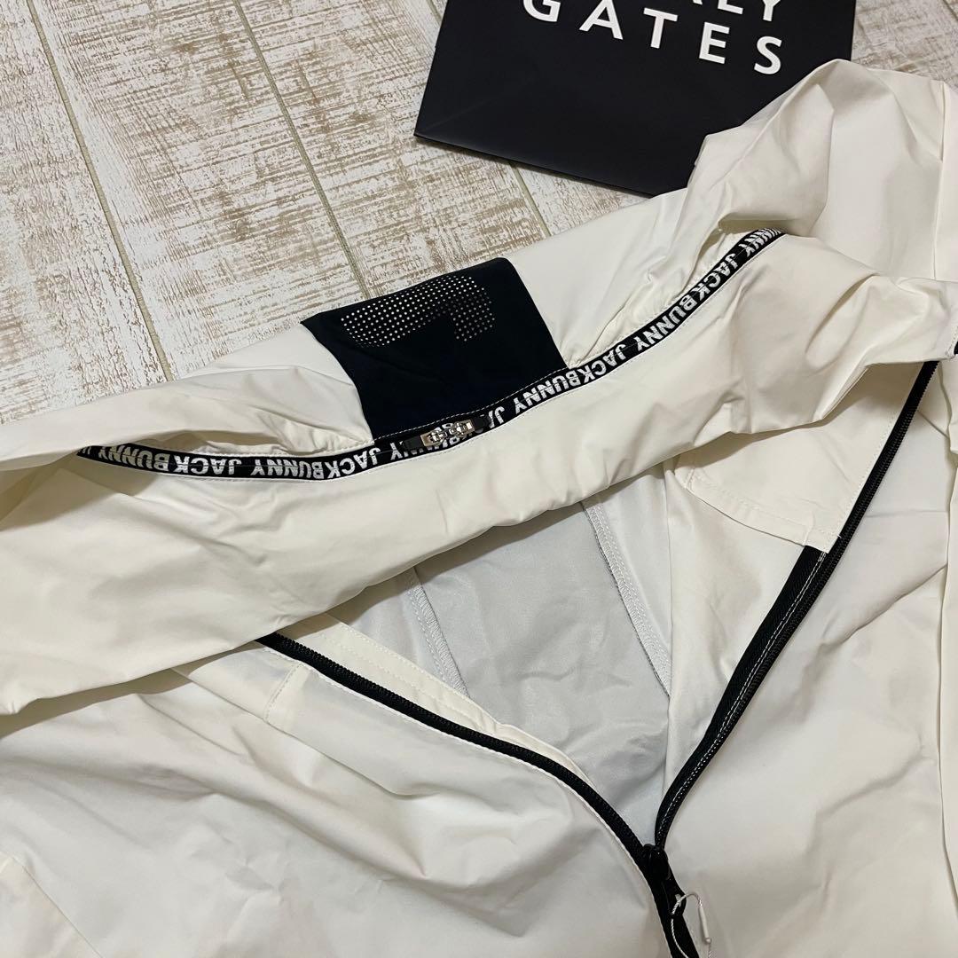 新品 ジャックバニー ナイロンブルゾン 撥水防風 ホワイト Lサイズ（5）