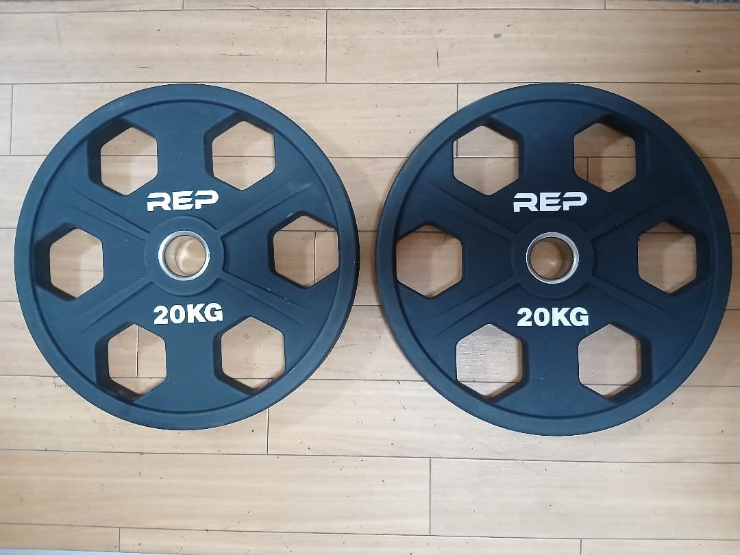 REP Fitnessレップフィットネス オリンピックプレート 20Kg×1枚①