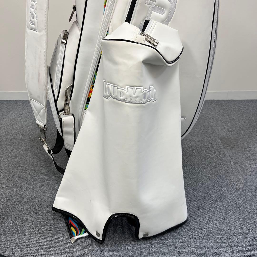ラウドマウス キャディバッグ シャガデリックホワイト