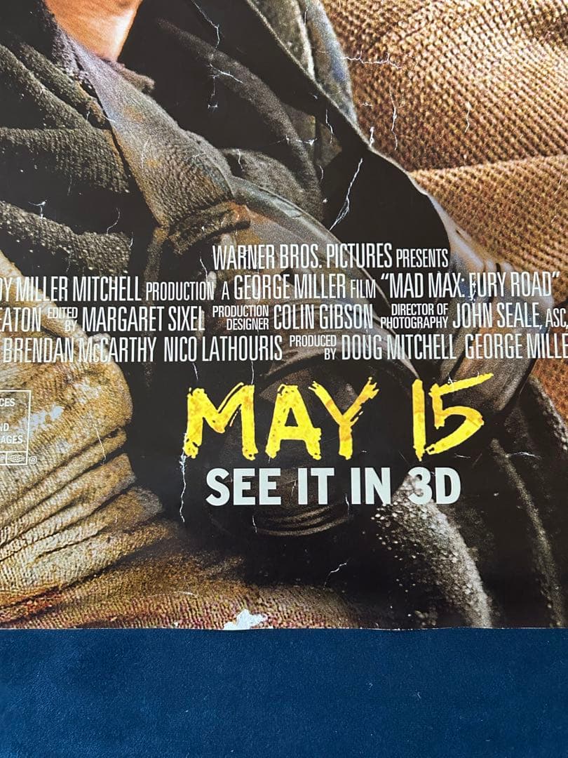 マッド・マックス、フューリーロード　USオリジナル映画ポスター