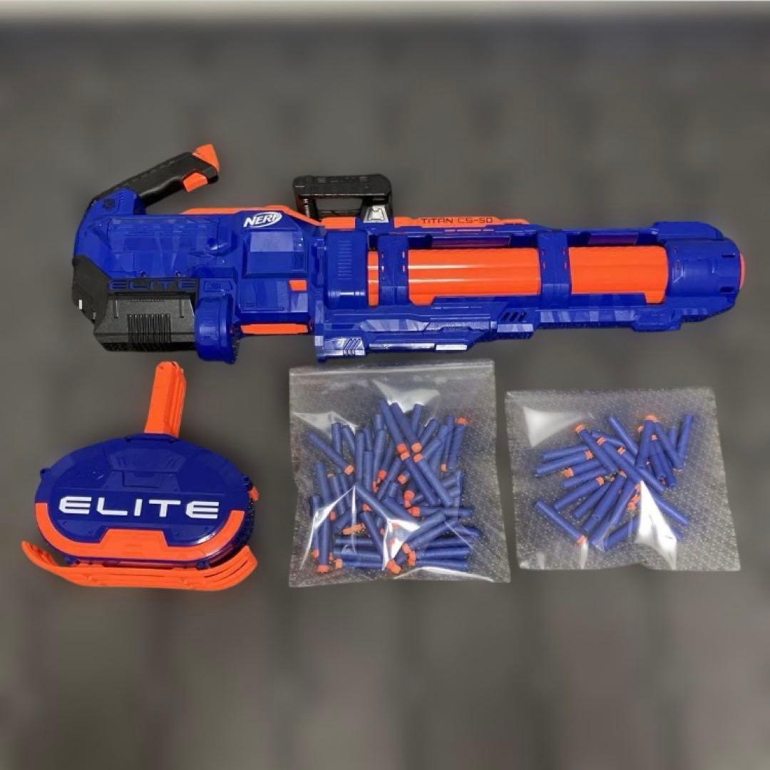 ナーフ タイタン エリート NERF Titan CS-50 電動 ドラム