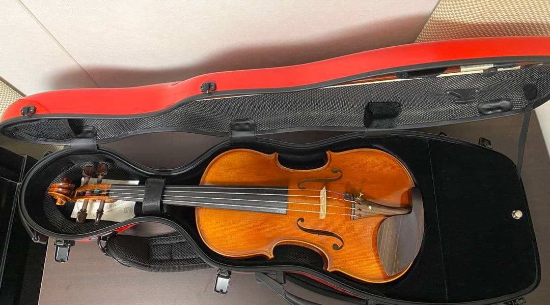 ドイツ製 バイオリン 4/4 K shimora 美品 弓・ハードケース付