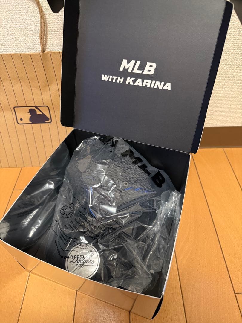 N*o様 MLB×aespa カリナ KARINA LAグレー 57 日本未発売