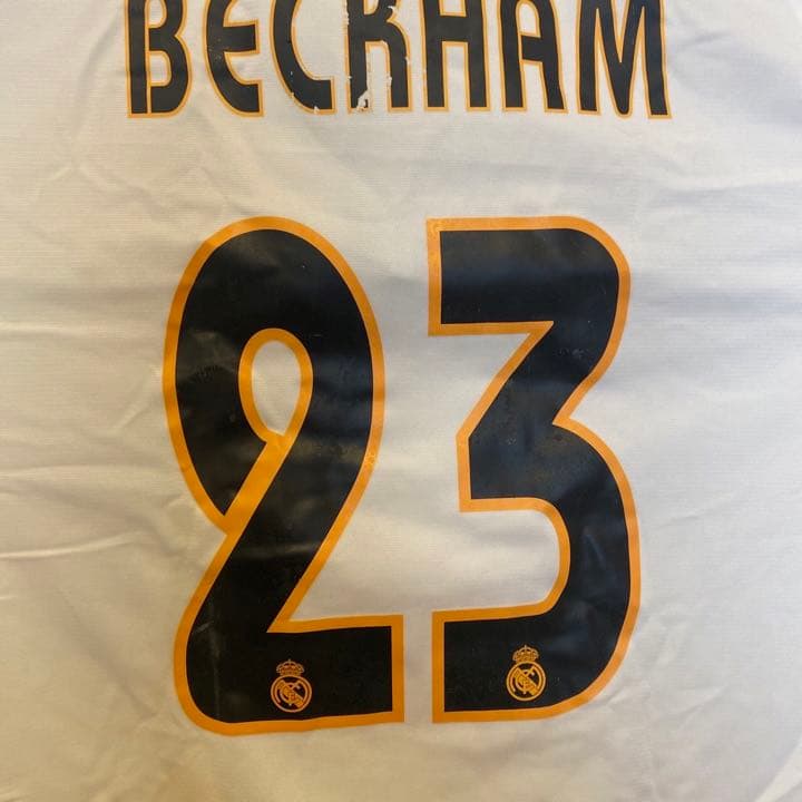 ベッカム　レアル・マドリード　ユニフォーム
