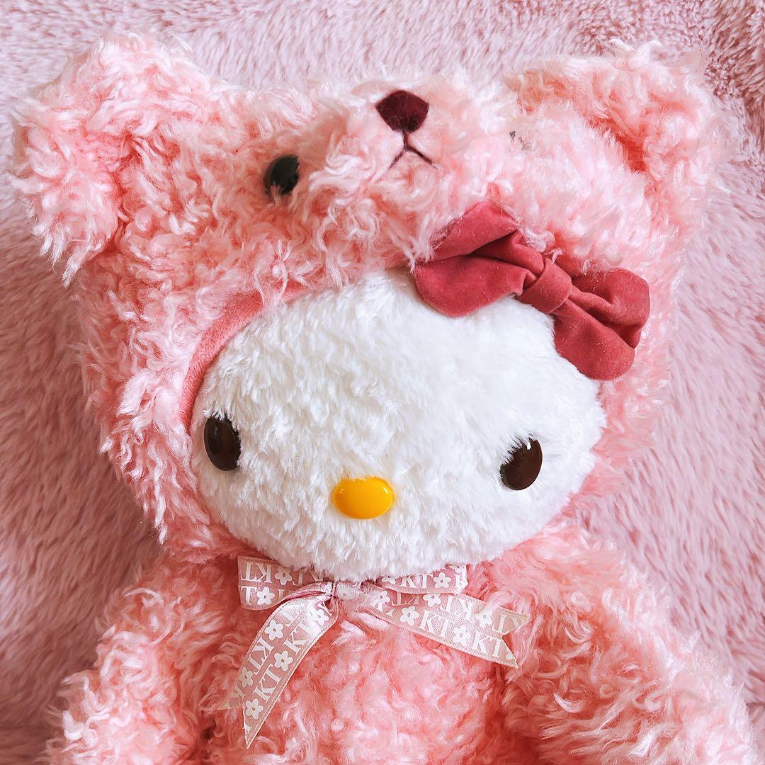 希少レア　ハローキティ　テディベア　変身　M 2002年製 サンリオ　平成レトロ