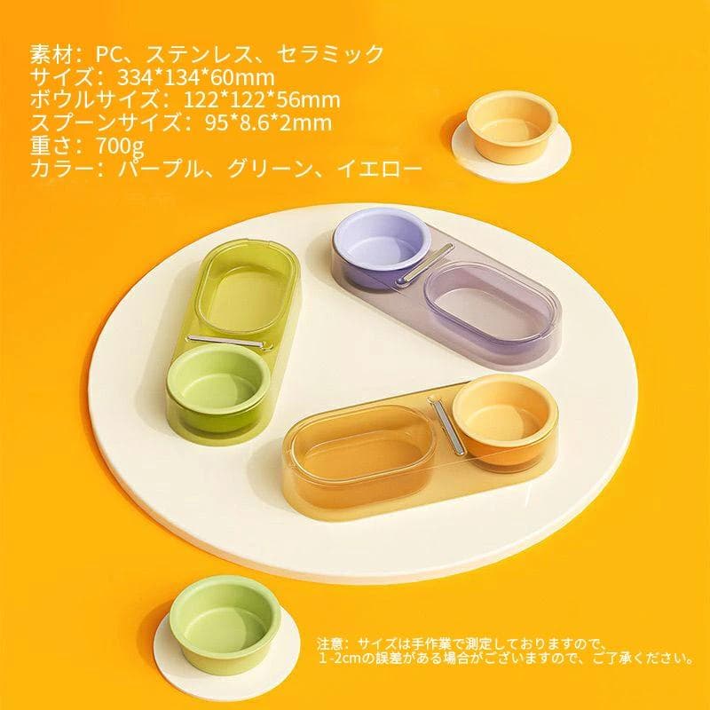 ⭐️G ペットフードボウル セラミック 餌入れペット用品 GG11①-71