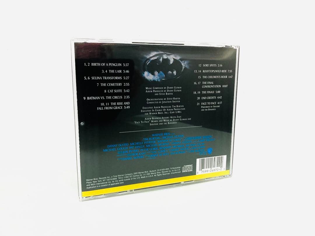 【新品同様】映画『バットマン』シリーズ4作品サントラCD／廃盤／希少プレミア盤