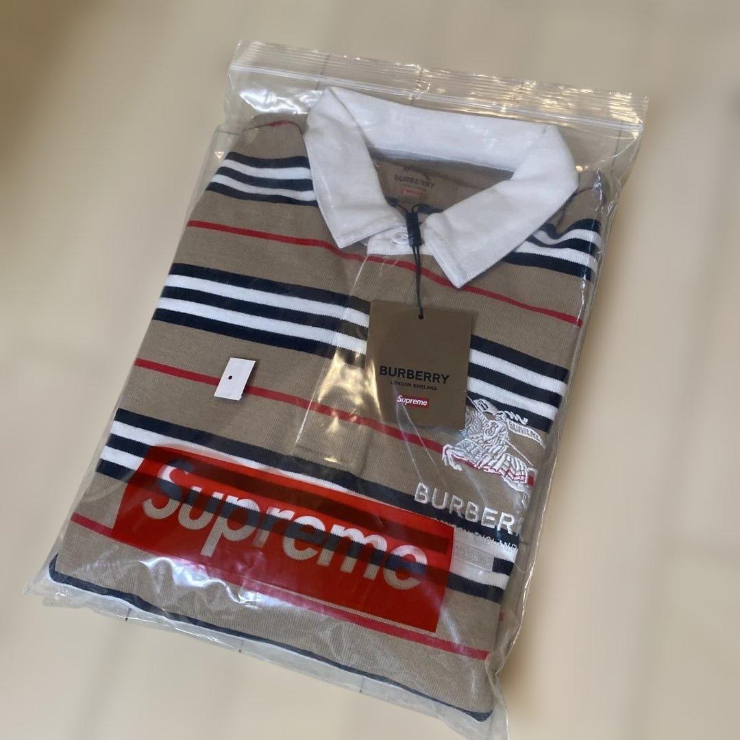 ⚠️超極少品⚠️ Supreme Burberry Rugby