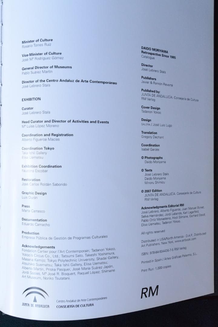 DAIDO MORIYAMA：Retrospective Since 1965