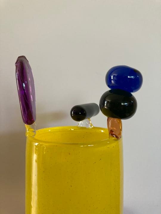 イッタラ　ポムポム oiva B イエロー scope pampula vase