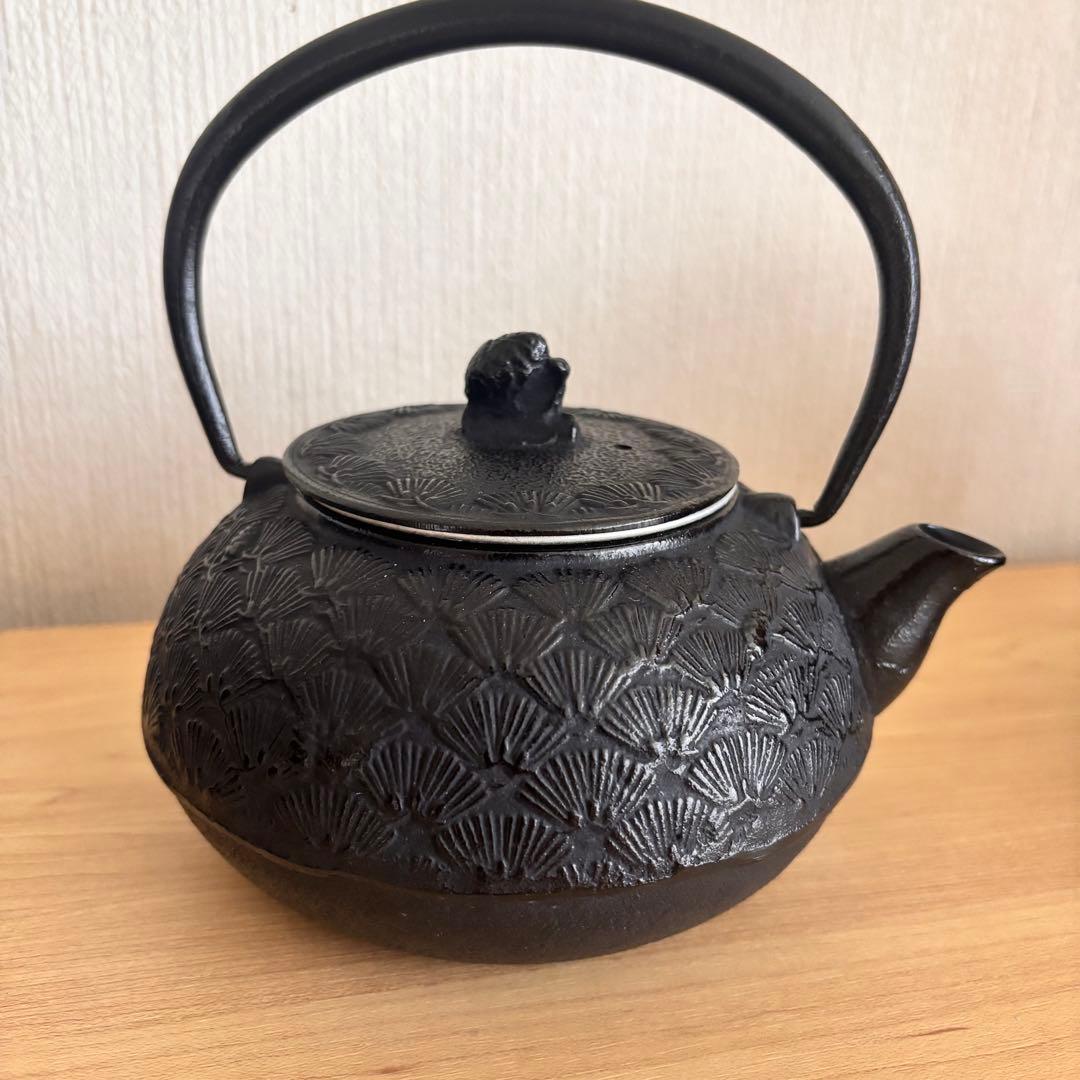 扇模様　南部鉄器　南部盛栄堂　新品未使用