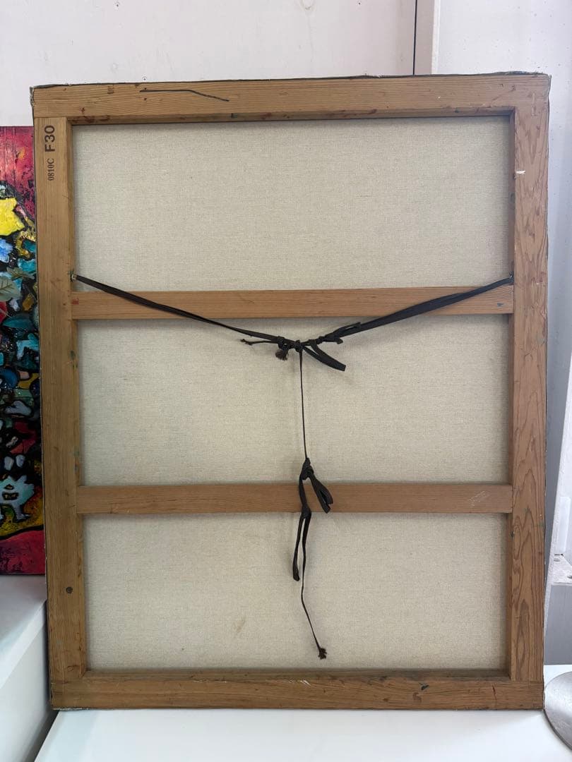 抽象画　POSITIVE FORCE ライダースジャケット