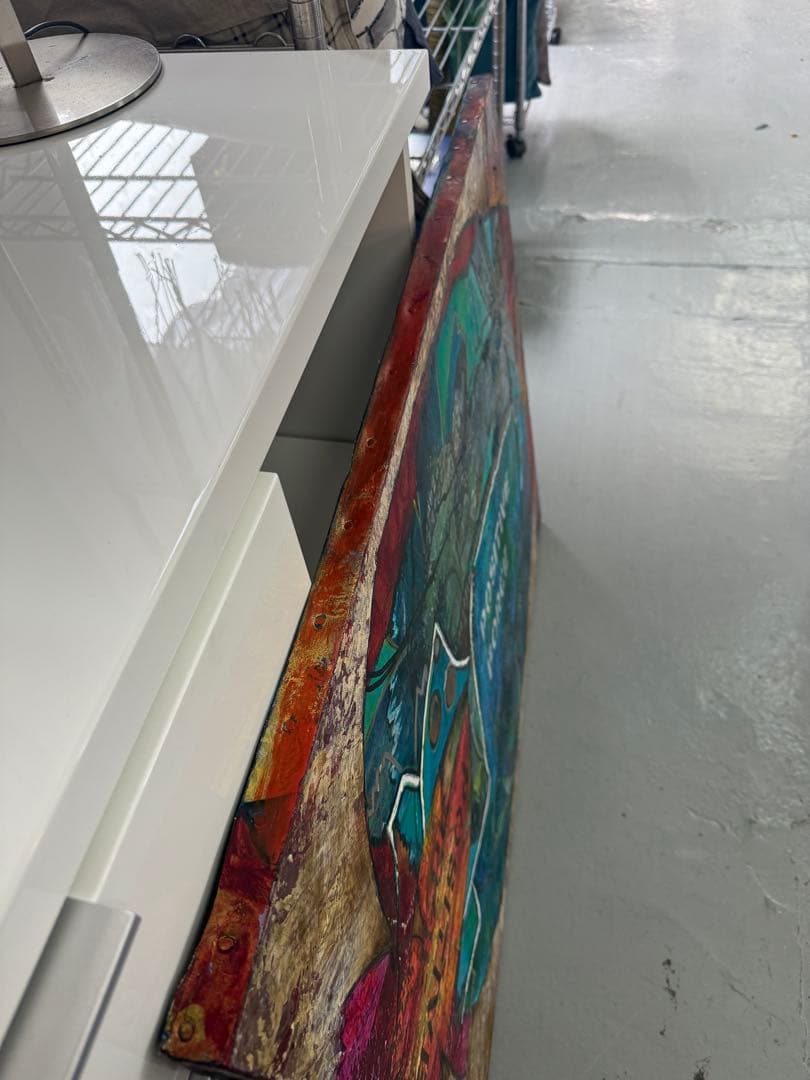 抽象画　POSITIVE FORCE ライダースジャケット