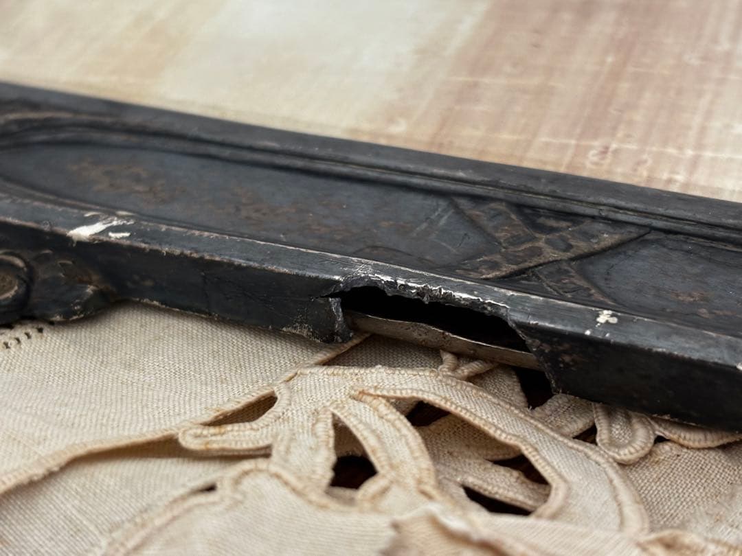 フランス　蚤の市　鏡　ブロカント