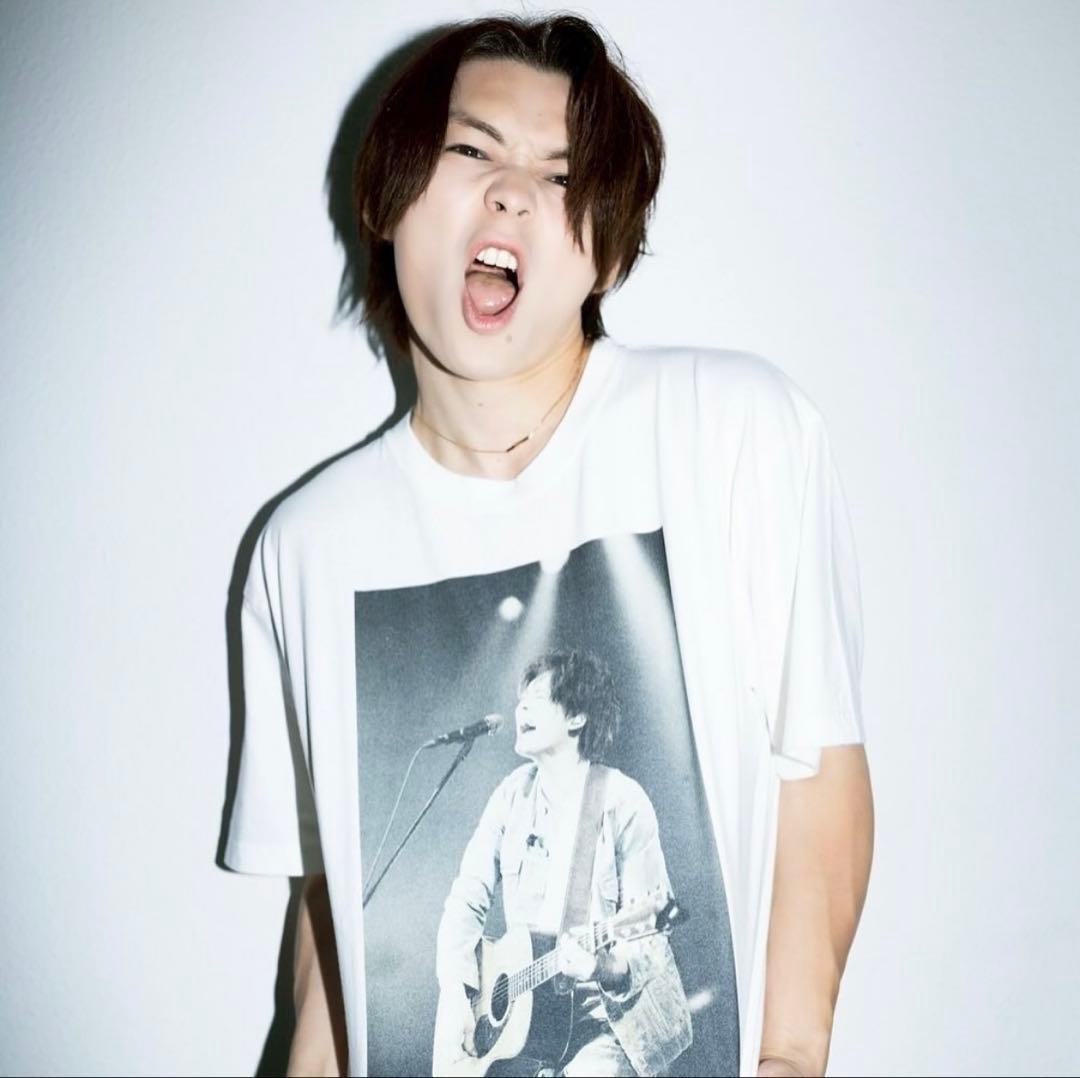 【値下げ相談可】岸洋佑　MADE IN WORLD フォトTシャツ　ホワイト