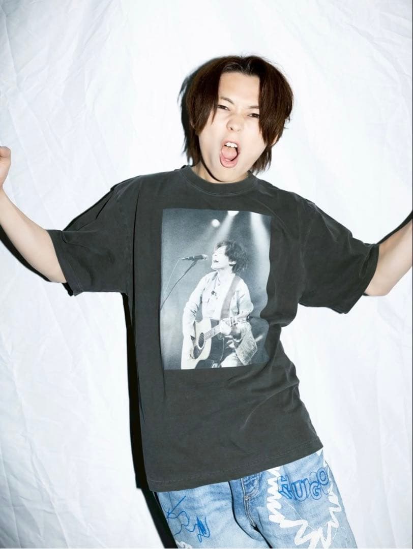 【値下げ相談可】岸洋佑　MADE IN WORLD フォトTシャツ　ホワイト