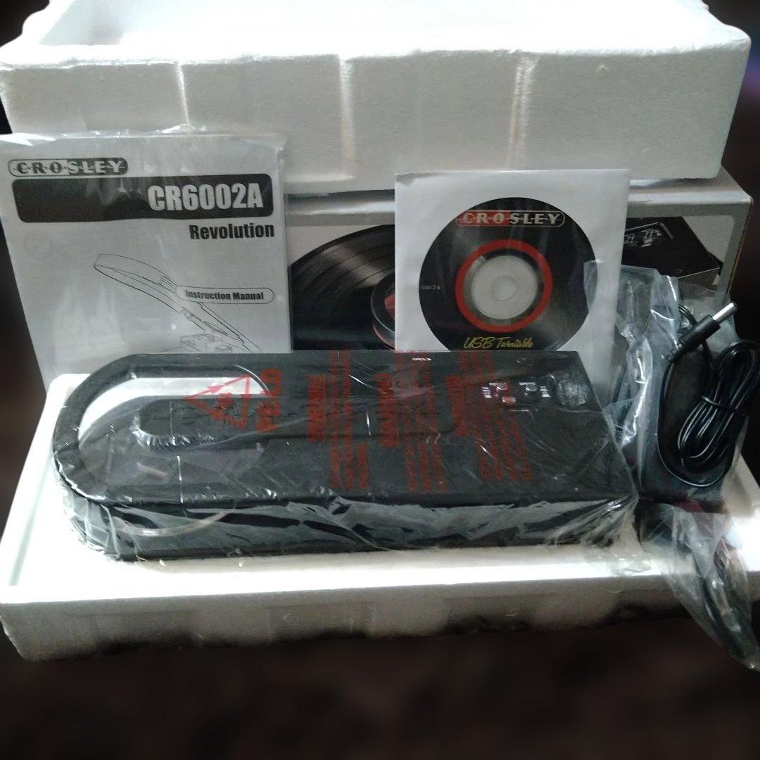 新品、携帯Crosley Revolution ポータブルUSBターンテーブル