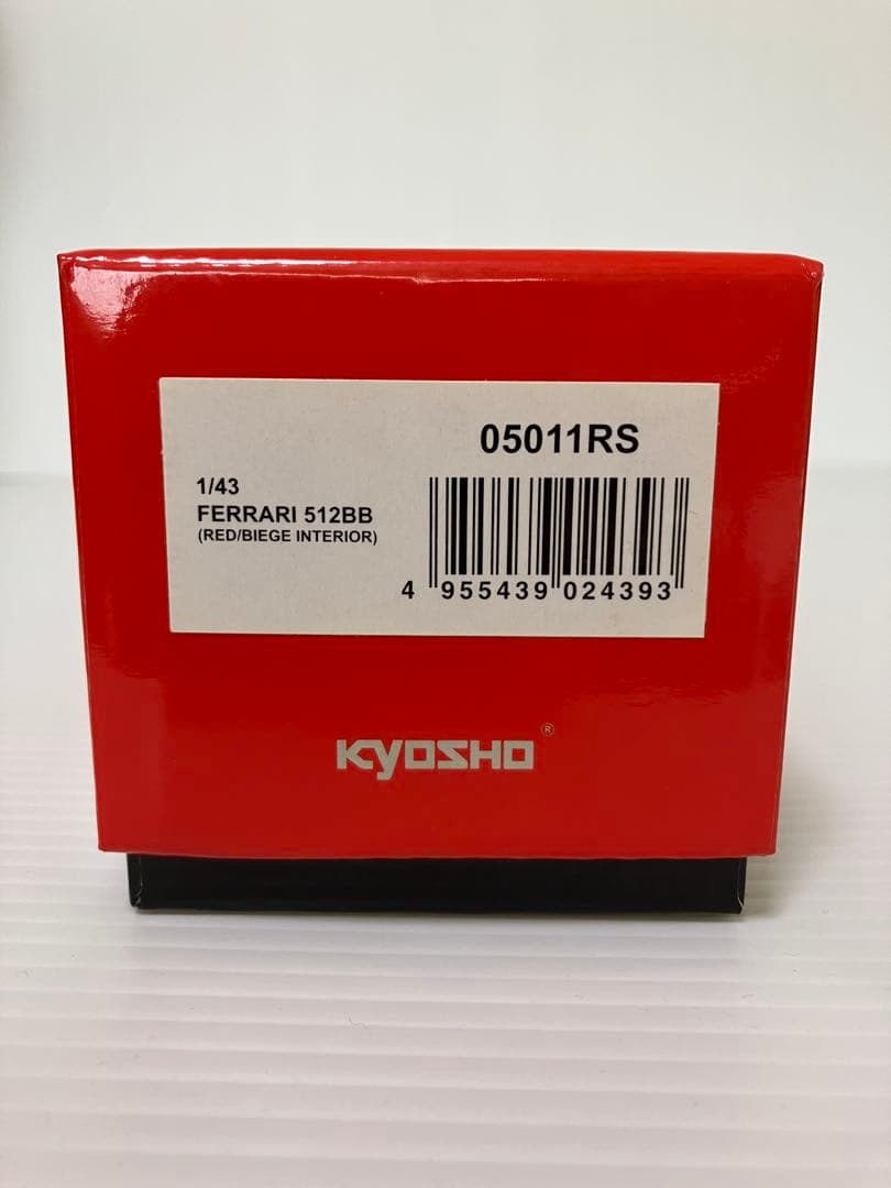 京商 1/43 フェラーリ 512BB レッド