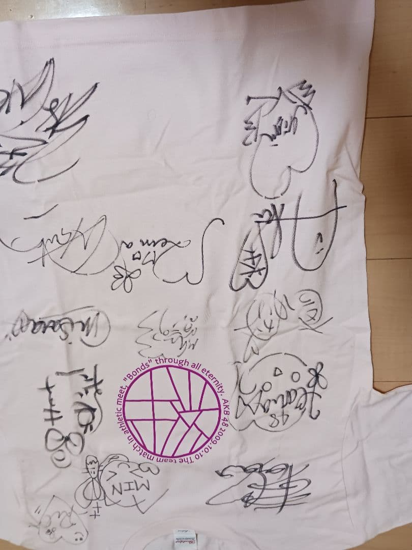 AKB48 2009 運動会　チームA 直筆サイン入りTシャツ