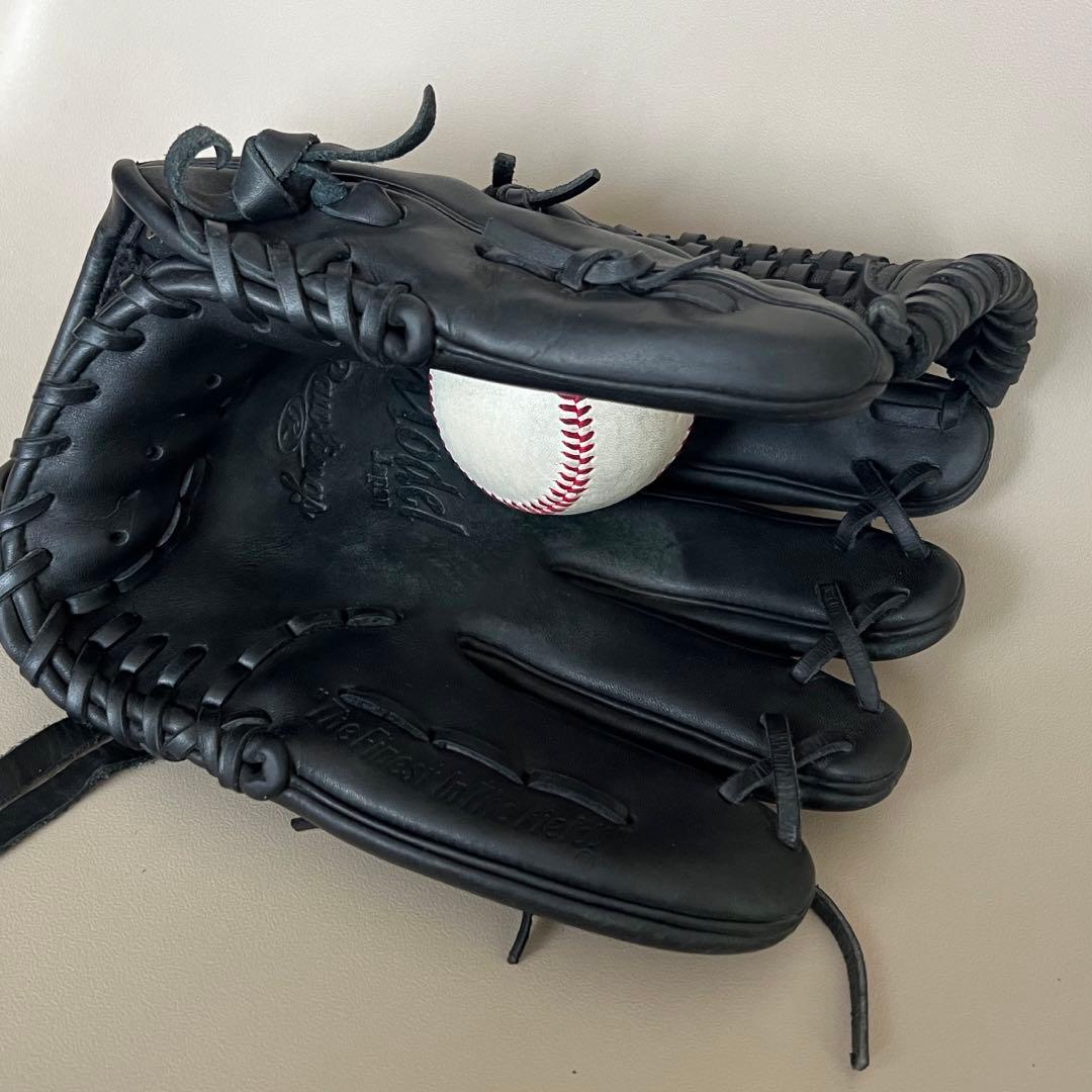 ローリングス　軟式グローブ ブラック