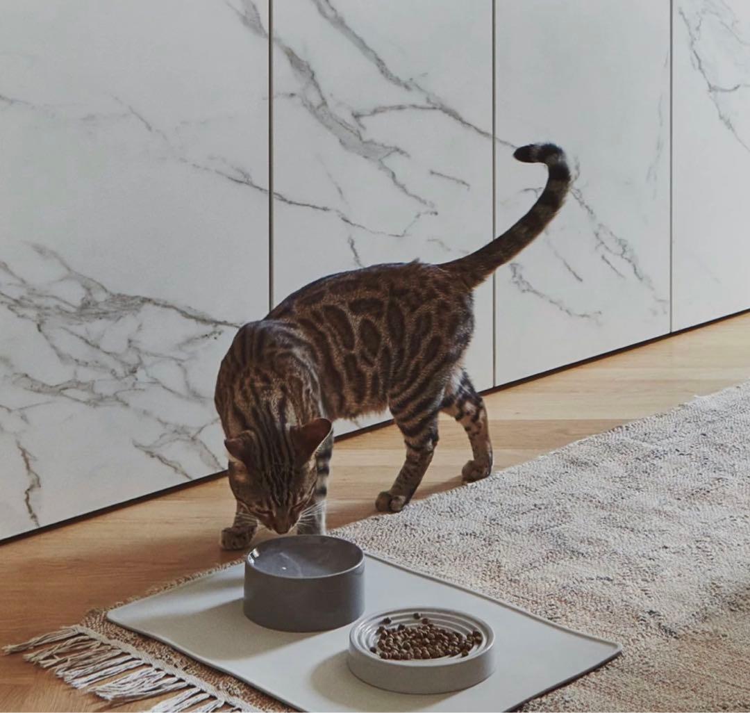 日曜までSALE★MiaCara 猫用フードボウル・ウォーターボウル
