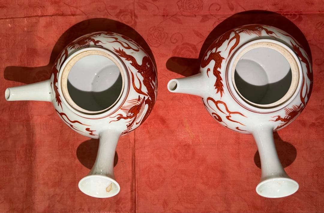 な*ね様 煎茶道具　急須　茶瓶　一対　北峯