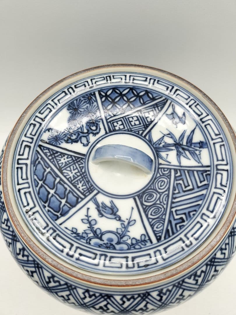 c919 皆具 祥瑞 松竹海 平安白鳳　4点セット 木箱 茶道具 古物