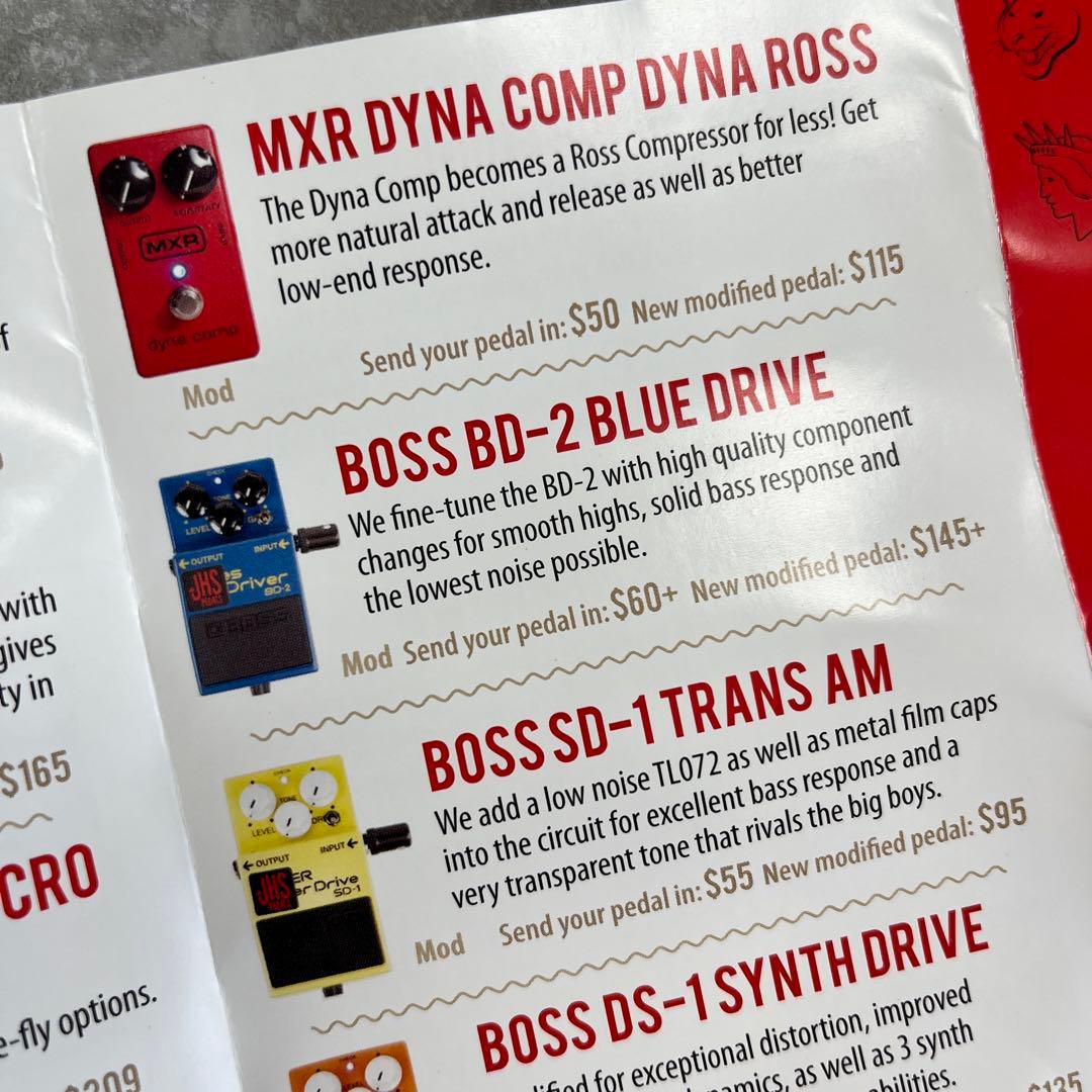 ギター JHS Pedals BOSS BD-2 BLUE DRIVE