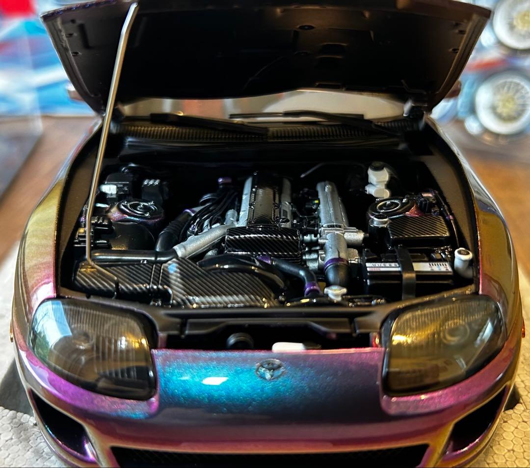 【新品】WhelArt 1:18 Toyota Supra A80 Purple