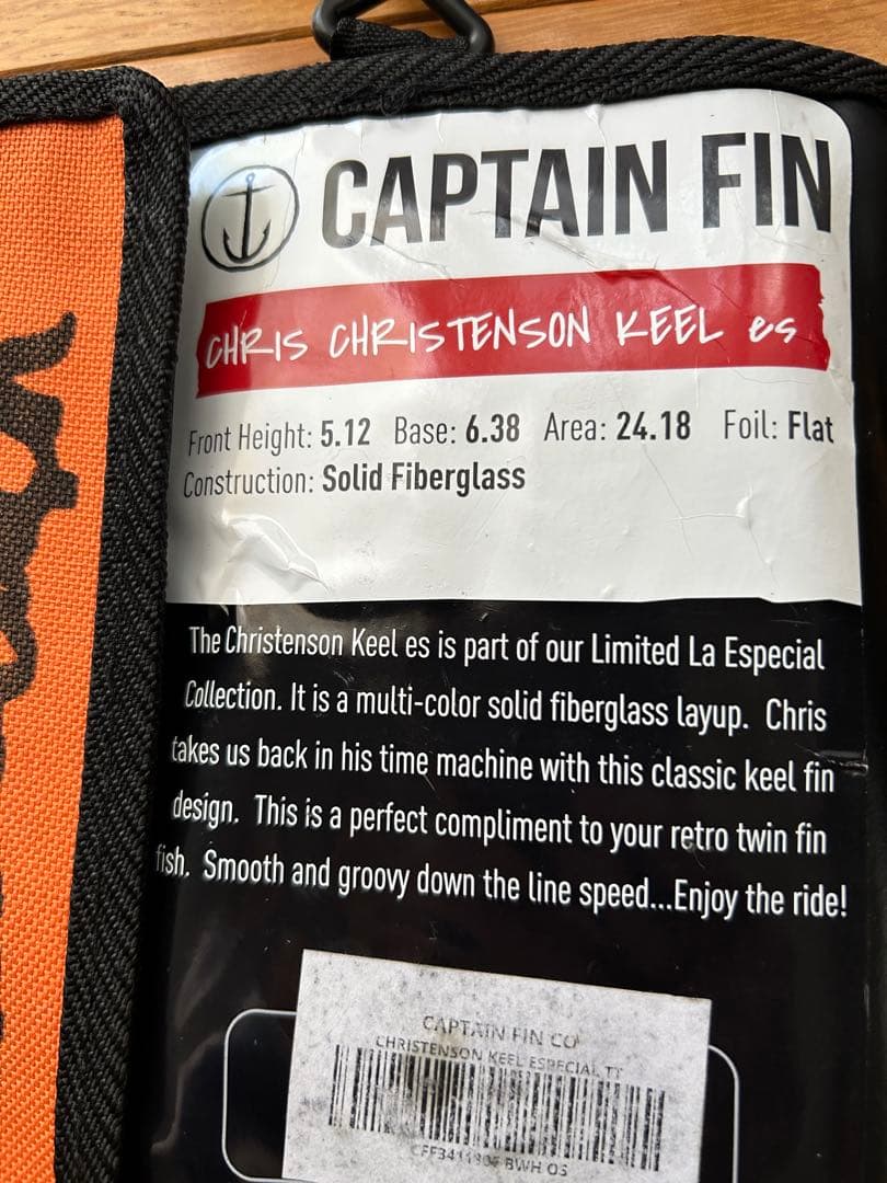 新品未使用CAPTAIN FIN CCキールフィン クリステンソン ネジ&キー付