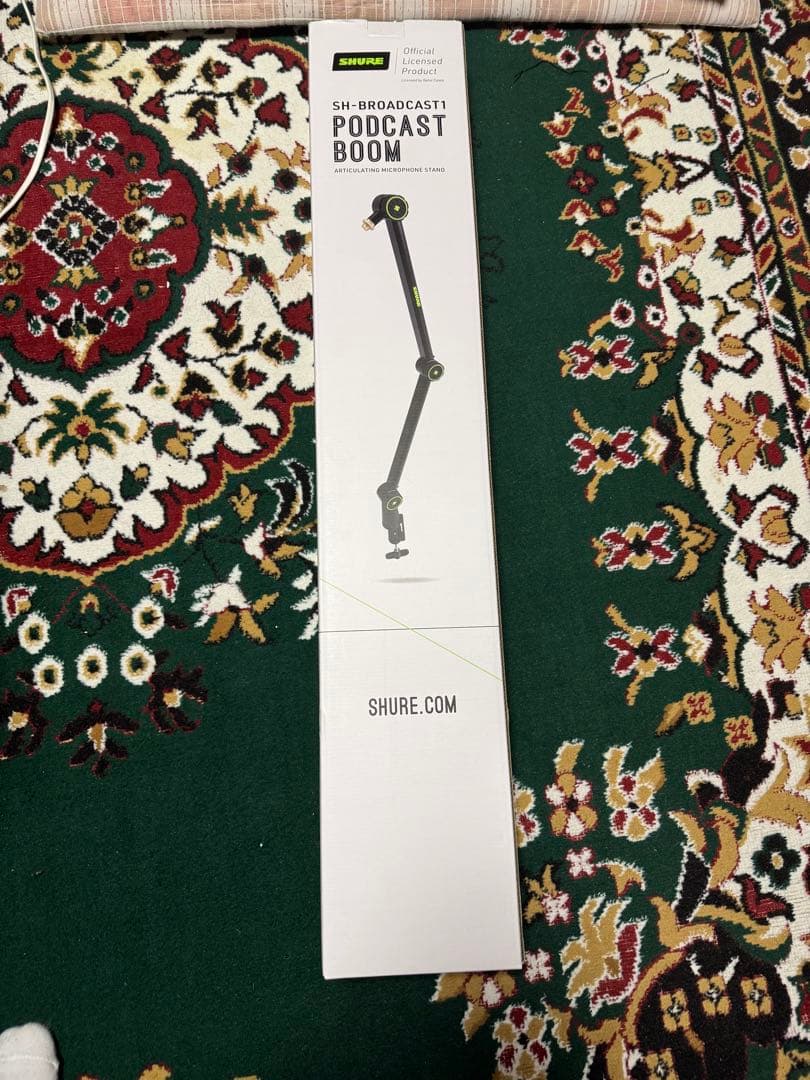 SHURE 純正 マイクアーム 使用期間短め 動作良好 箱あり
