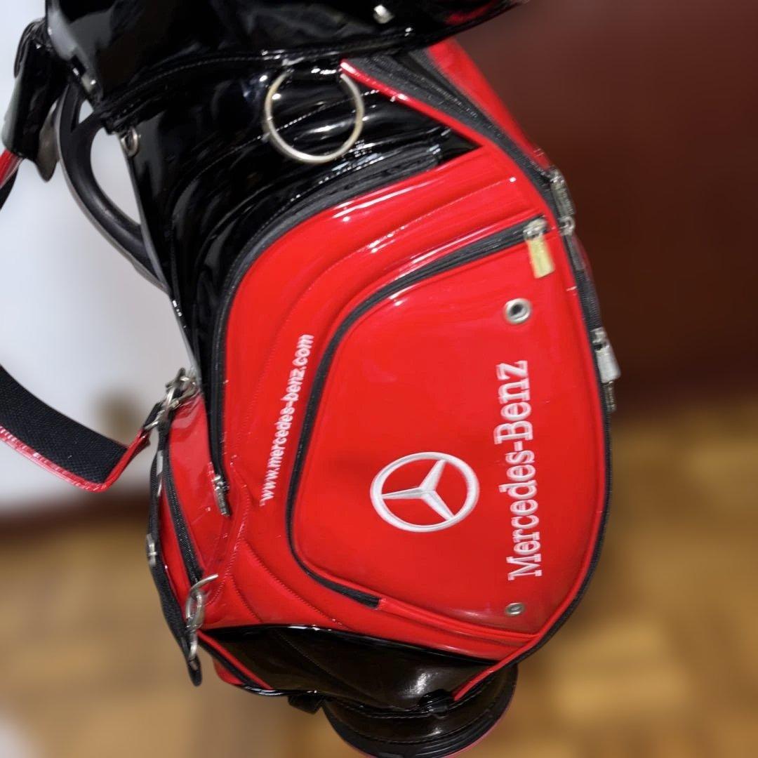 メルセデス・ベンツ キャディバッグ 赤/黒