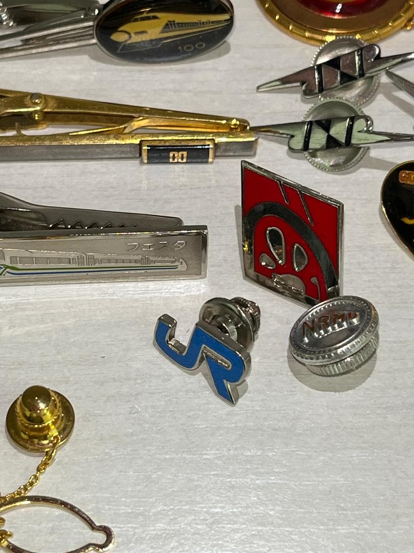 鉄道　功績賞　勤労賞ほかネクタイピンなど