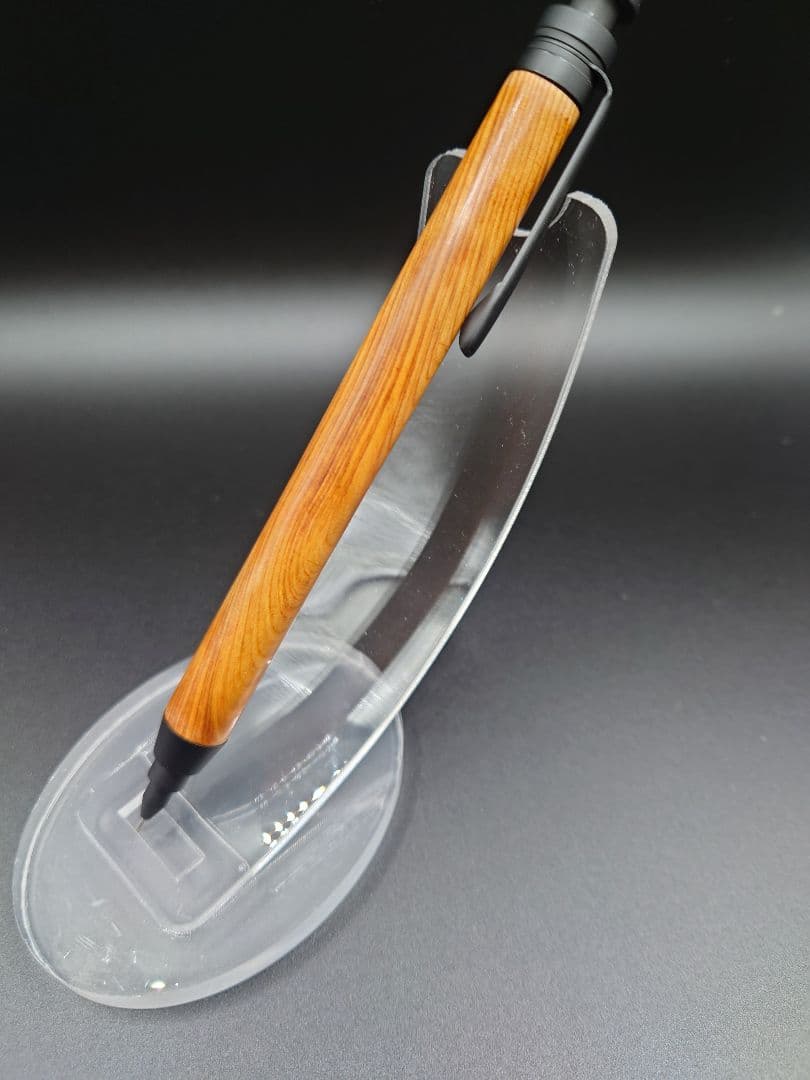 木軸ペン　ケヤキ　シャープペンシル　0.5　拭き漆　うるし仕上げ　MDS1