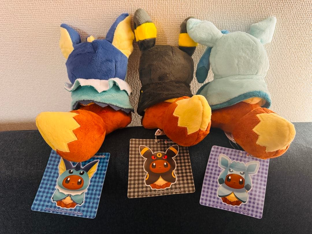 イーブイ ポンチョ ぬいぐるみ　2体セット　レア　ポケモンセンター