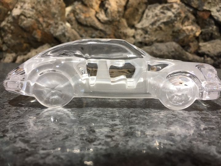 「趣味のコーナー」クリスタルガラス、ポルシェ911 美品