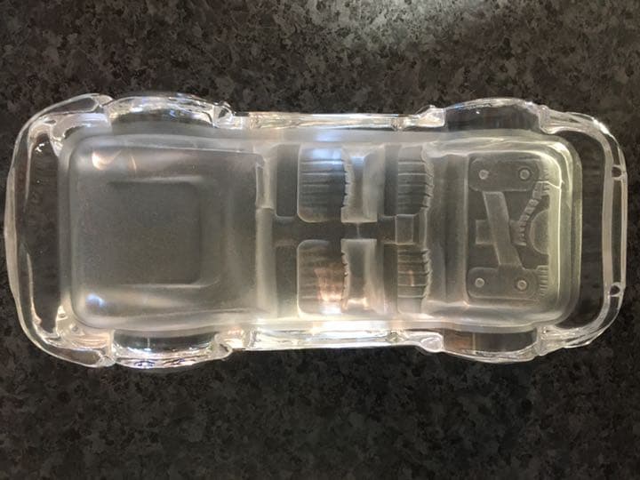 「趣味のコーナー」クリスタルガラス、ポルシェ911 美品