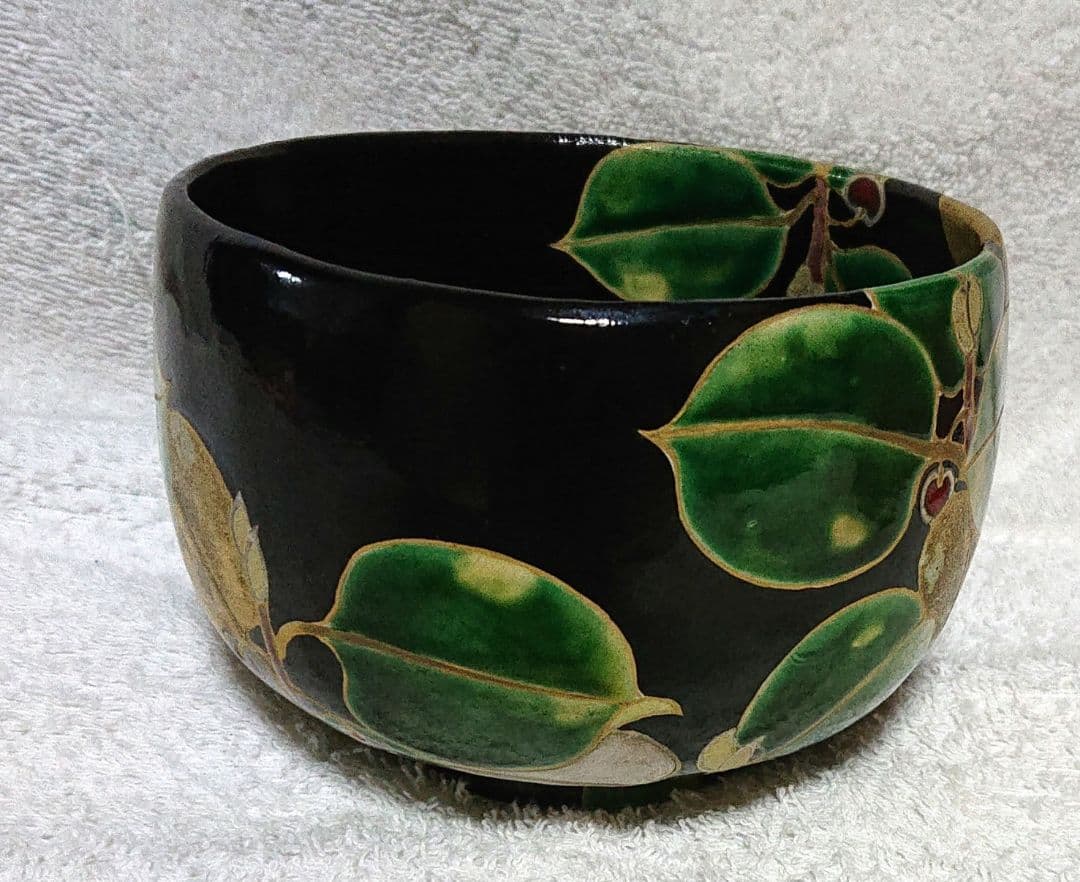 八世乾山抹茶茶碗A420 A445乾山2点