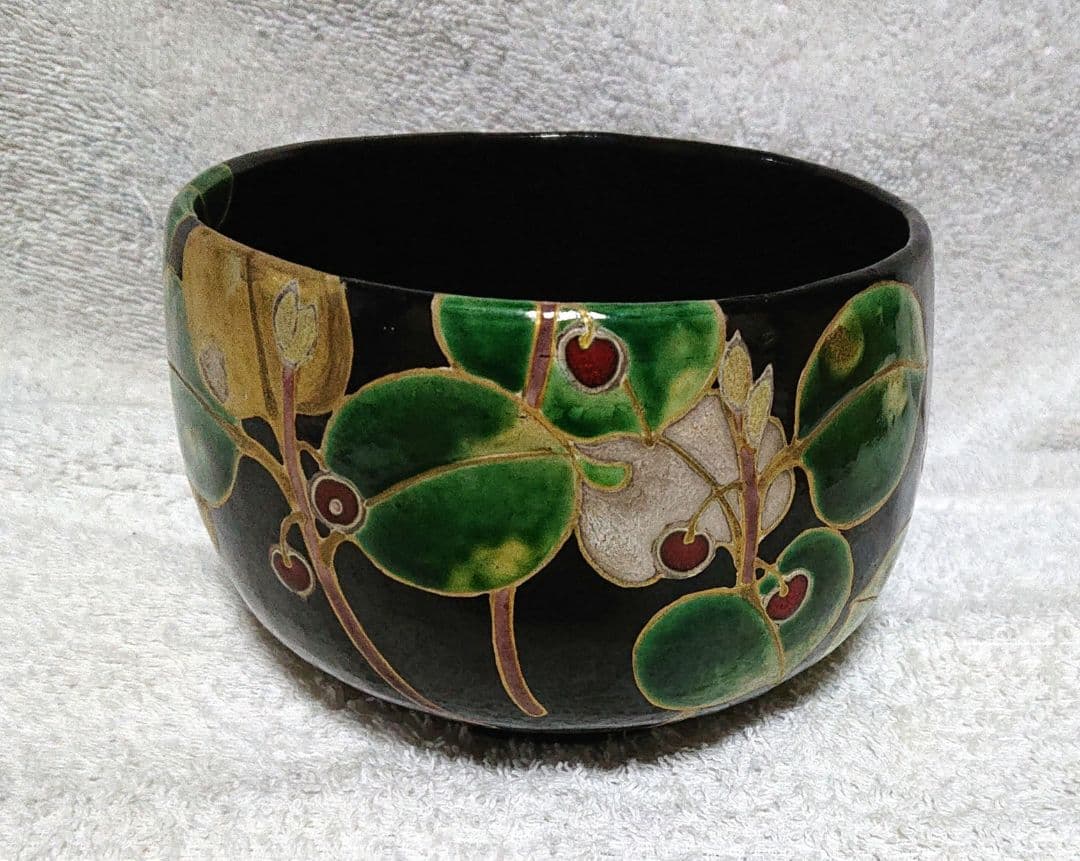 八世乾山抹茶茶碗A420 A445乾山2点