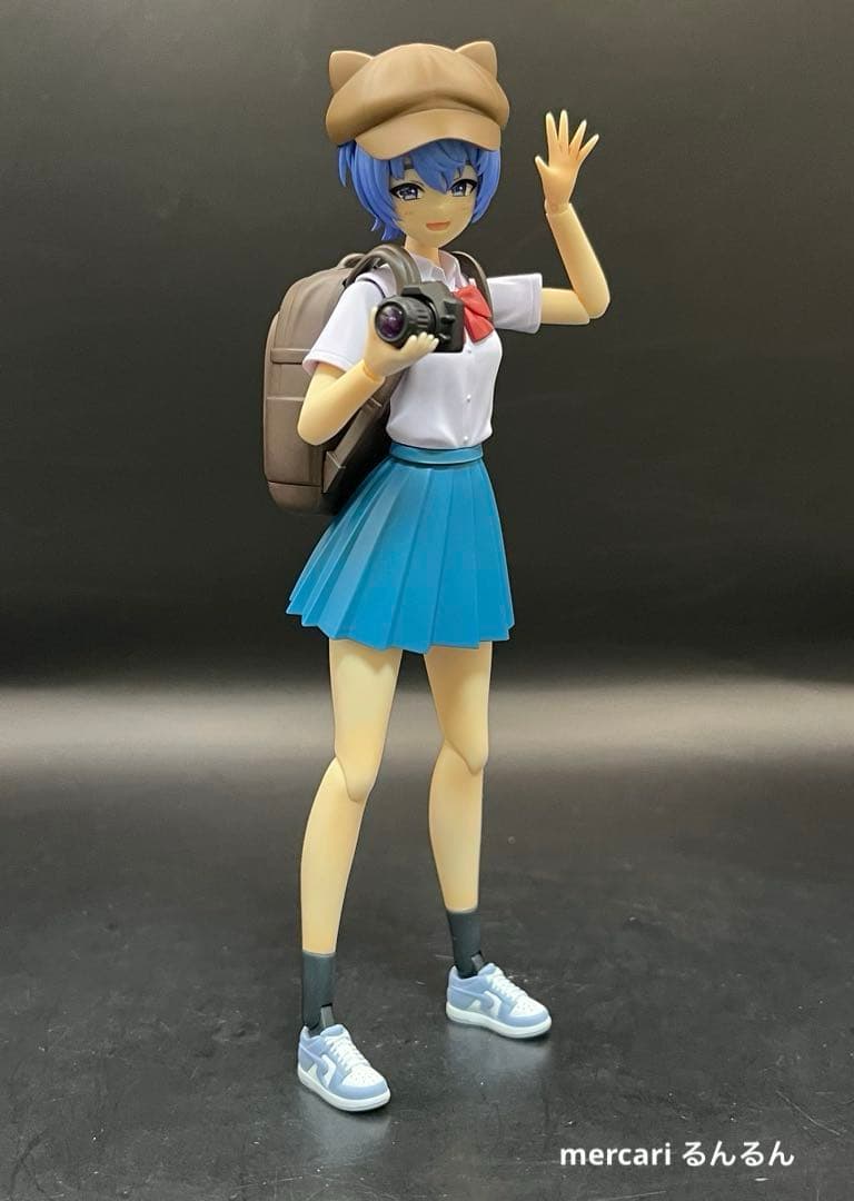 創彩少女庭園　虹村 映美　綾波レイカラーver＋モトコンポNERV塗装完成品