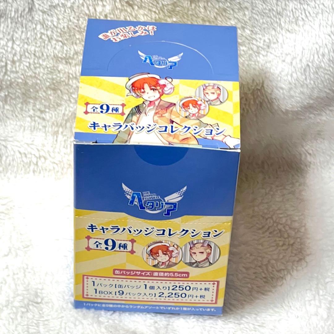 ヘタリア　つのたりあ　キャラバッジ　一箱（9個入り）