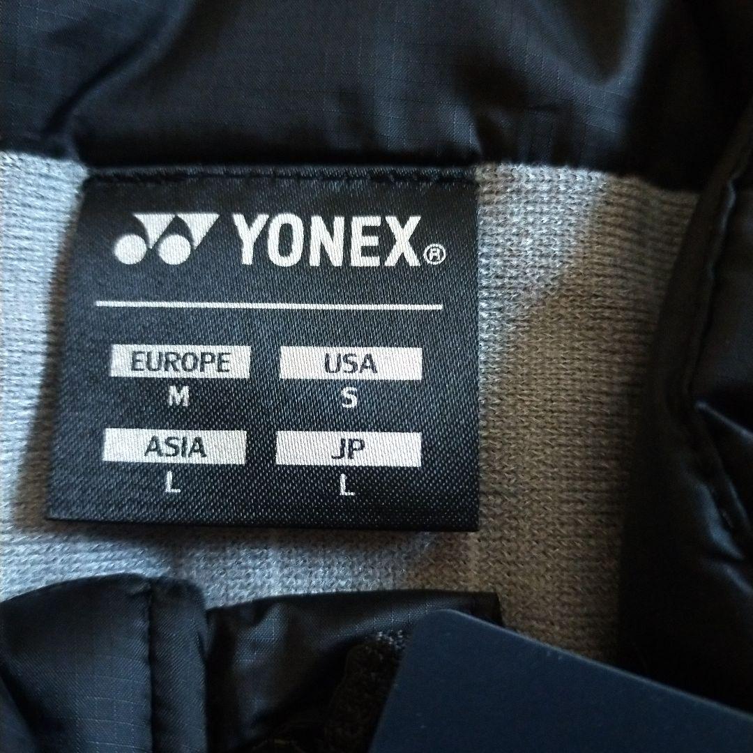 新品　YONEX ダウンジャケット　サイズL　ライトブラウン　ヨネックス