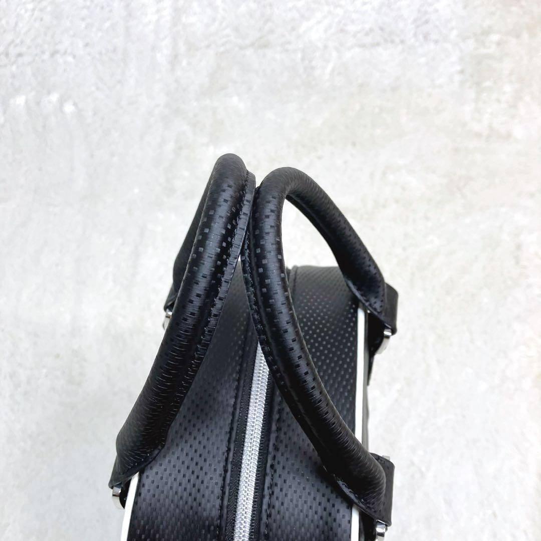 M・U SPORTS 2025年秋冬新作 立体サガラ刺繍シューズバッグ 黒