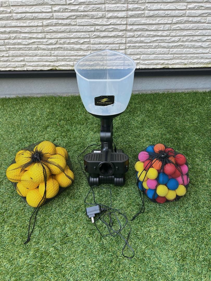 【値下げ】インドアバッティングマシン&ウレタンハードボール20個