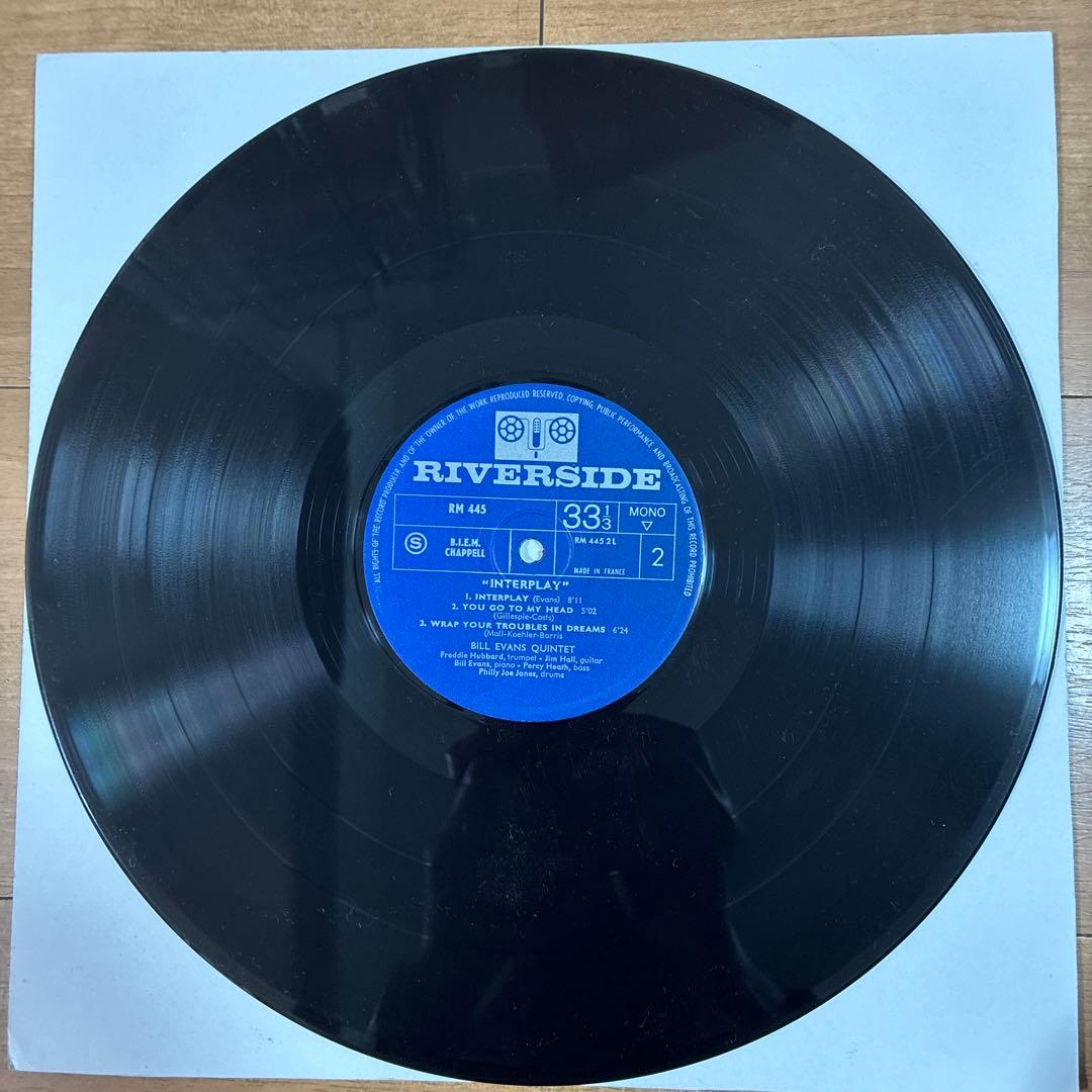 ビルエヴァンス 名盤 レコード インタープレイ フランスモノ盤