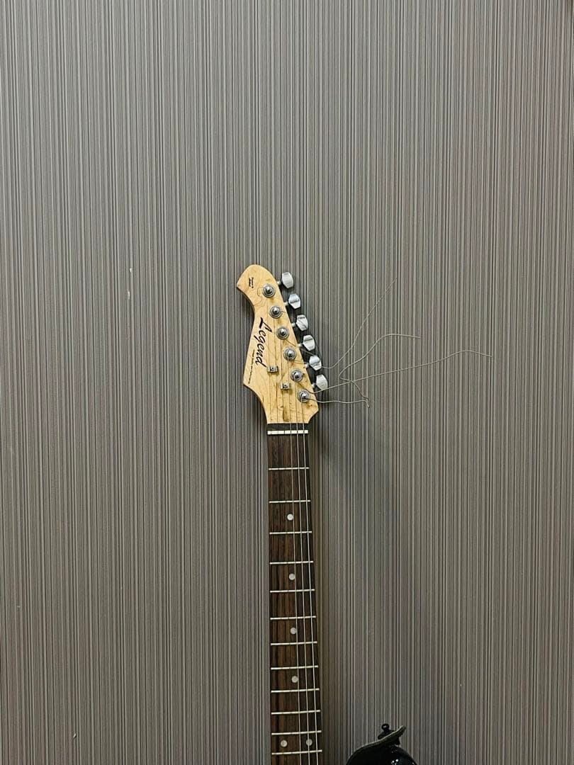 LEGEND エレキギター ストラトキャスタータイプ ブラック